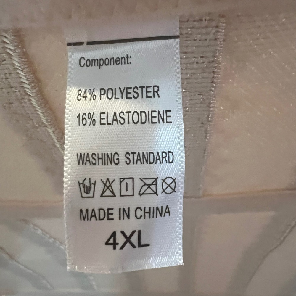 Unbranded Nude Waist Trainer Cincher Belt 4XL Hook and Eye Compression Shaper - Picture 3 of 3
